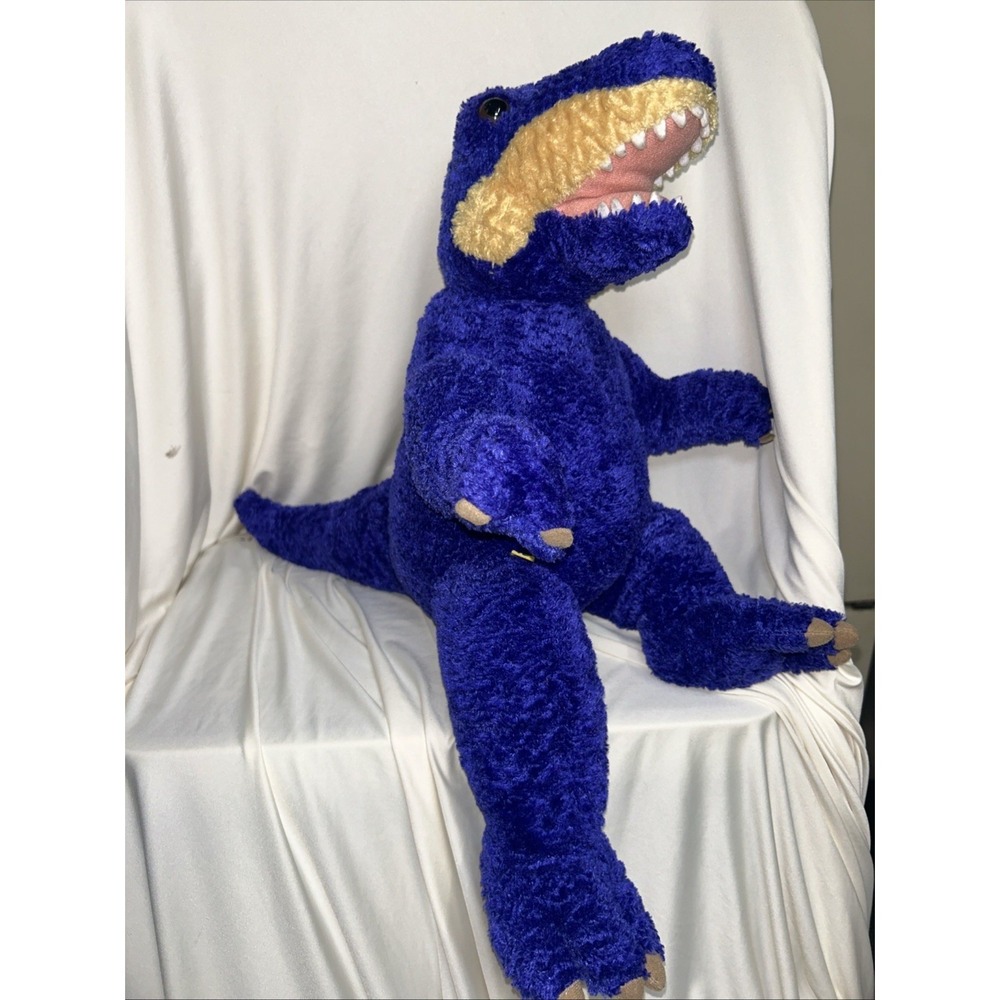 Build-A-Bear Blue T-Rex Dinosaur Plush Stuffed Animal Retired